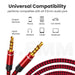 1.5M Jack 3.5Mm Audio Cable Nylon Braid 3.5Mm Car AUX Cable Headphone Extension Code for Phone MP3 Car Headset Speaker