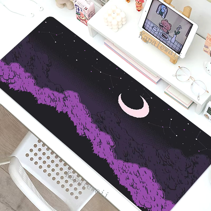 Pixel Art Gaming Mousepad XXL Computer Laptop Gamer Extended Mouse Mat Large Anime Mouse Pad 900X400 Keyboard Kawaii Desk Mat