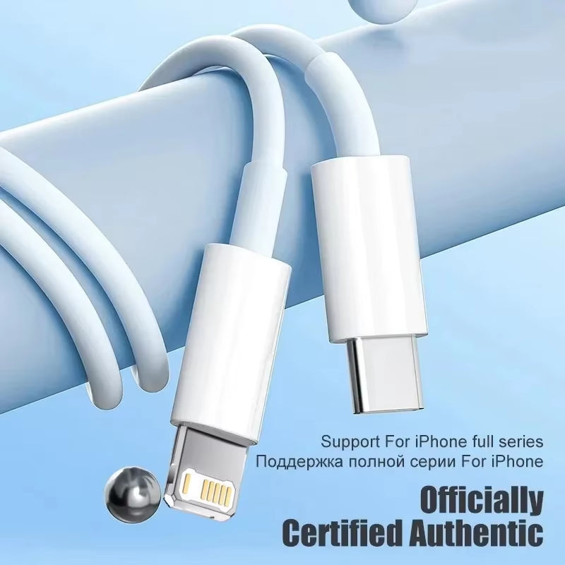 PD 35W USB Cable for Iphone 14 13 12 11 Pro Max 7 8 14 plus XS XR Fast Charging USB C Cable Charger Date Wire Accessories