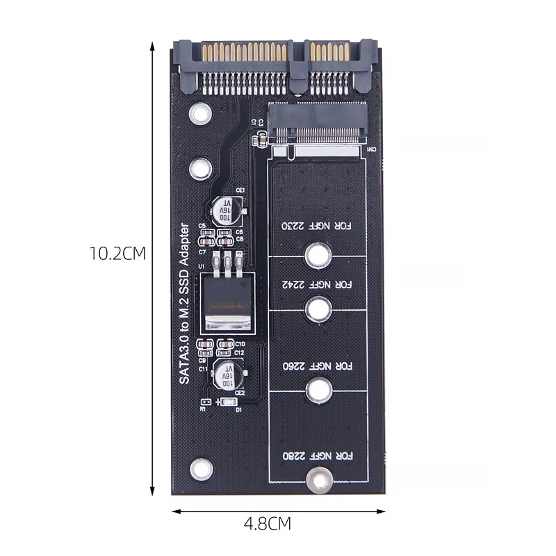 M.2 NGFF SSD to SATA 3 3.0 Adapter Card Converter B B&M Key Protocol Solid State Disk Drive 2230 2280 2242