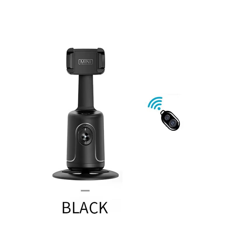 P01 Auto Tracking Shooting Gimbal AI Camera Recognition Body Face Track 360 Rotation Intelligent Follow Live Shoot Phone Stand