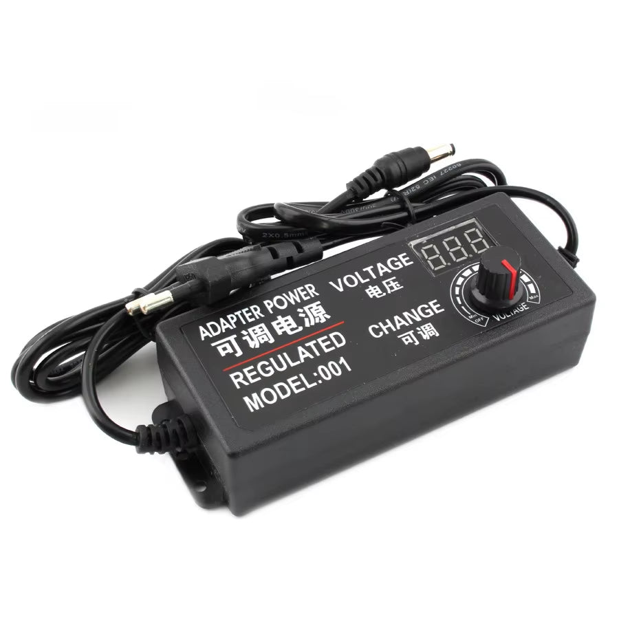 Adjustable AC to DC Power Supply 3V 5V 6V 9V 12V 15V 18V 24V 3A 5A Power Supply Universal 8 Pin DC 48W 60W 72W Adapter