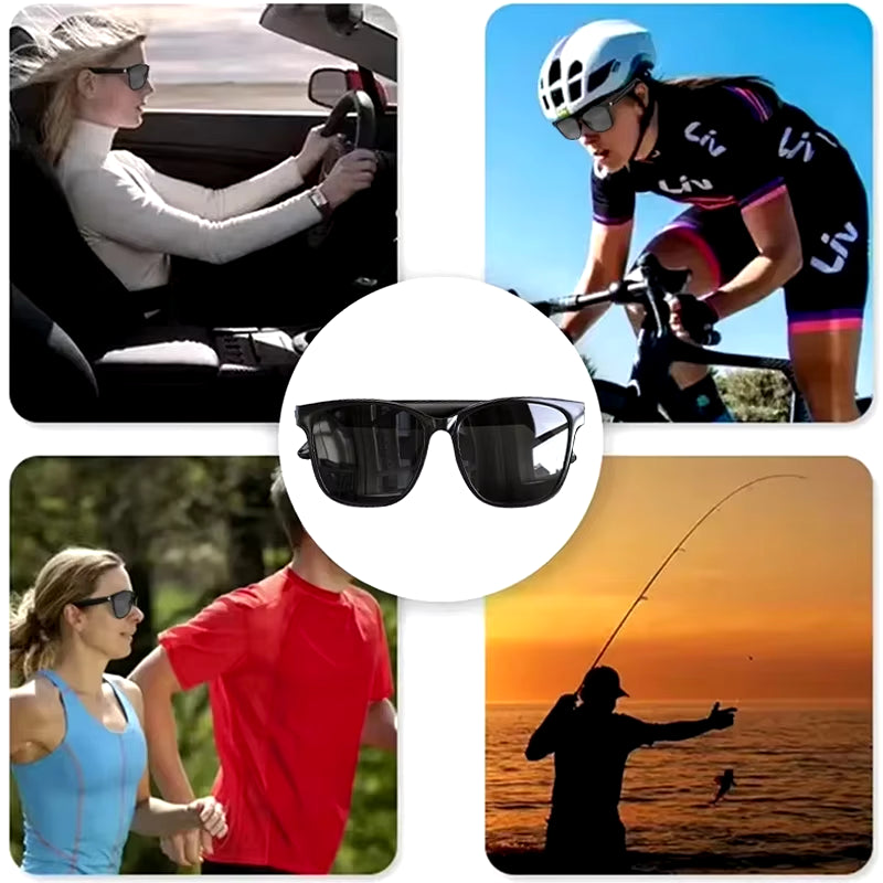 Choice  C8 Bluetooth 5.4 Glasses Earphones with HD Mic Driving Sunglasses Multi-Function Keys Related Models Lenovo C8