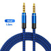 1.5M Jack 3.5Mm Audio Cable Nylon Braid 3.5Mm Car AUX Cable Headphone Extension Code for Phone MP3 Car Headset Speaker