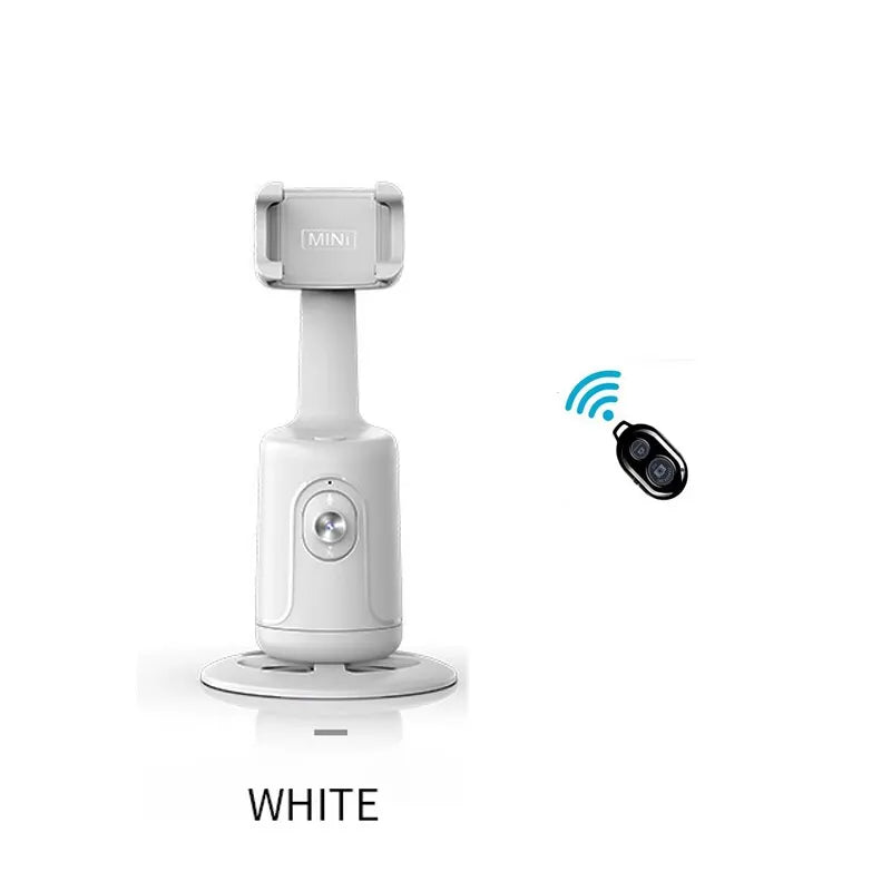 P01 Auto Tracking Shooting Gimbal AI Camera Recognition Body Face Track 360 Rotation Intelligent Follow Live Shoot Phone Stand