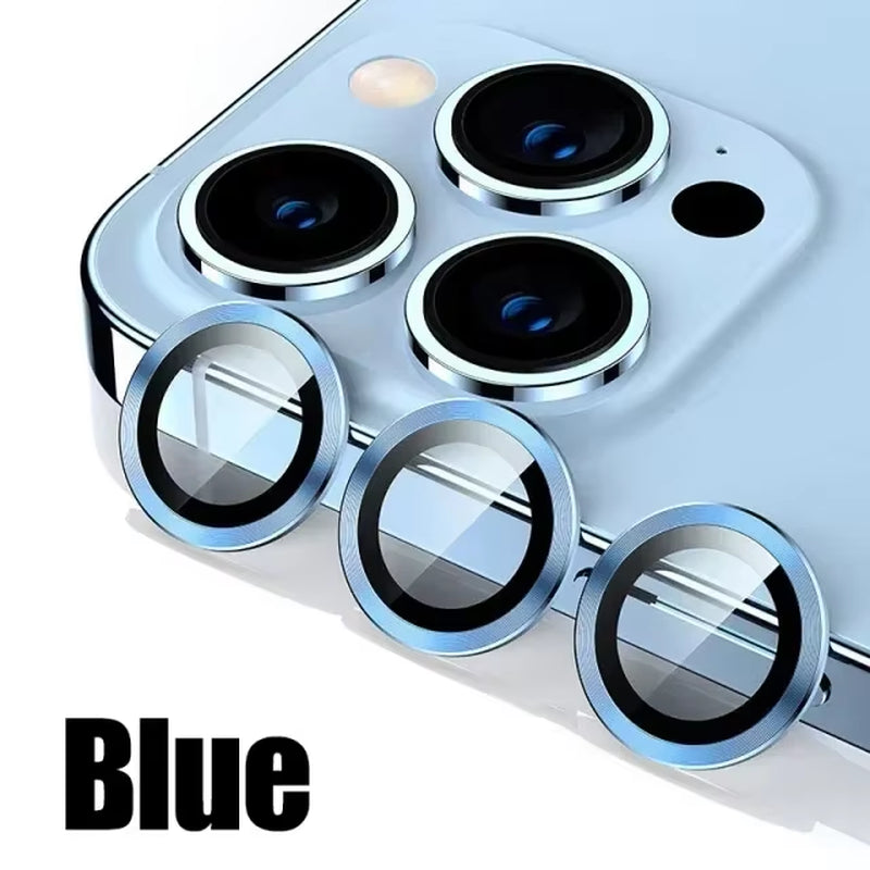 3Pcs Metal Lens Protector Glass for Iphone 15 13 12 11 14 Pro Max Back Camera Lens Protection Film for Iphone 13 Mini 14 15 Plus