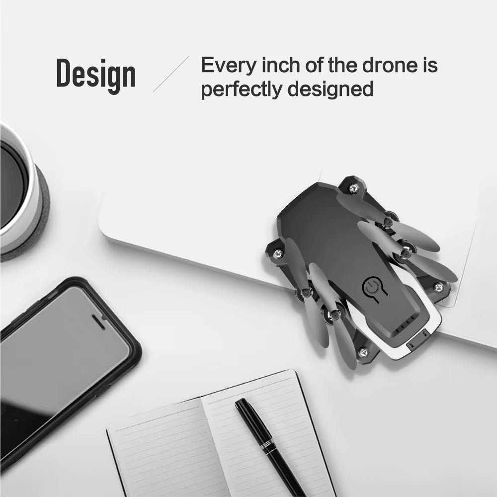 Mini RC Drone with 4K 5MP HD Camera Foldable Drones Altitude Hold D2 Pocket Profesional Quadcopter Drone Gift Toys for Boys