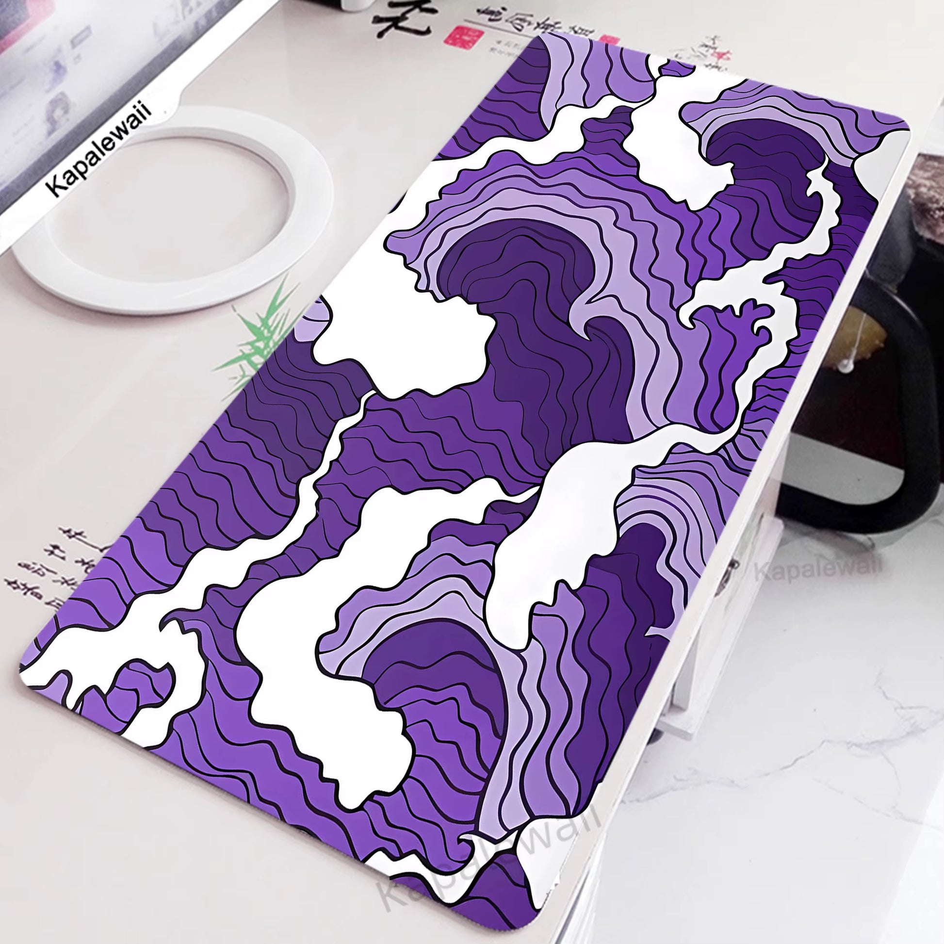 Big Gaming Mouse Pad Great Wave HD Print Gaming Large Mouse Pad XXL Gamer Mouse Mat Office Table Carpet Gaming Mats 900X400Mm