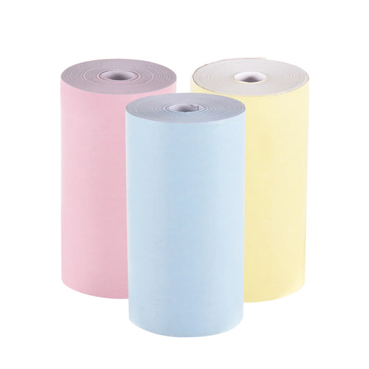 Mini Portable Printer Thermal Printing Sticker Wireless Inkless Mini Pocket Printer Self-Adhesive Label Printer Photo Printer