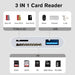 3 in 1 SD TF Card Reader for Apple Iphone 14 12 13 11 Pro Max XR XS USB C Camera Converter for Ipad Android Laptop OTG Adapter