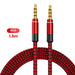 1.5M Jack 3.5Mm Audio Cable Nylon Braid 3.5Mm Car AUX Cable Headphone Extension Code for Phone MP3 Car Headset Speaker