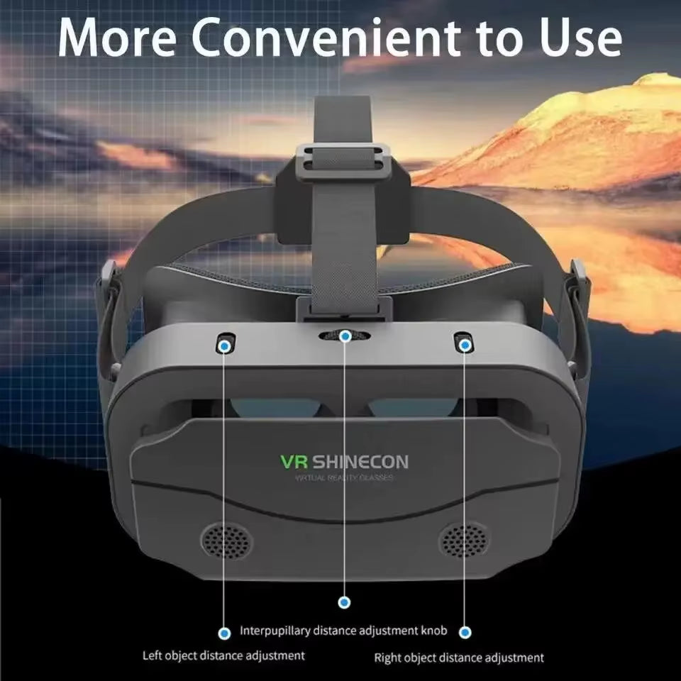 G13 VR Glasses VR Smart Glasses Headset Smart Glasses Helmet Video Game Binoculars for 5-7 Inches Smartphone VR Helmet